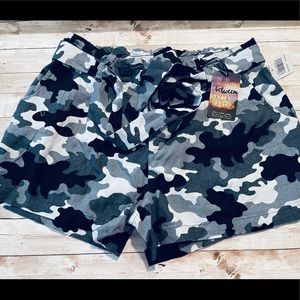 Camo Tie Shorts